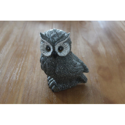 PAINTED OWL LED WAX CANDLE YH8