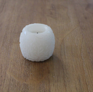 WHITE MINI LED WAX CANDLE YM2