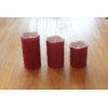 RED SURFACE PAINTED DRIPPING LED WAX CANDLE YT6