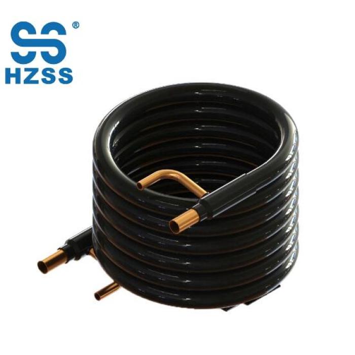 HZSS high quality tube in tube coaxial coil heat exchanger double pipe copper