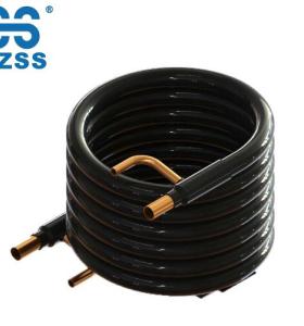 HZSS high quality tube in tube coaxial coil heat exchanger double pipe copper