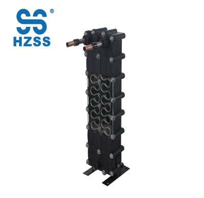 HZSShigh efficiency shell & tube heat exchanger and plate plastic shell pipe heat exchanger heat pump swimming pool