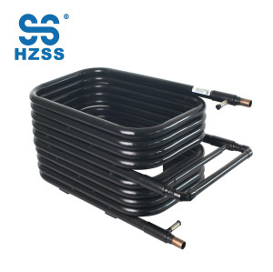 HZSS عالية الأداء أنبوب مبادل حراري المحورية في أنبوب النيكل الأبيض النحاس ثاني أكسيد الكربون مضخة الحرارة