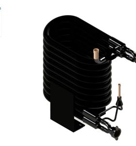 12HP made in China double steel copper tube in tube pipe coaxial water air heat exchanger heat pump