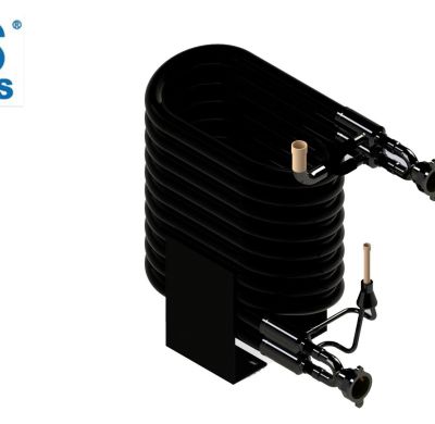 12HP made in China double steel copper tube in tube pipe coaxial water air heat exchanger heat pump