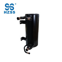 HZSS high performance finned tube copper pipe high efficiency tank coaxial spiral heat exchanger