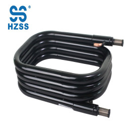 HZSS alta resistencia tubo de eficiencia más alta en tubo de cobre y titanio intercambiador de calor bomba de calor marino acondicionador de aire