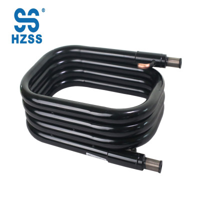HZSS R410A refrigeration marine condensering coils coaxial heat exchanger