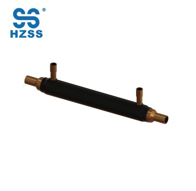 HZSS hot selling copper tube in tube pipe hot and cold exchange coaxial heat exchanger economizer