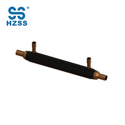 Tubo de cobre vendedor caliente de HZSS en el tubo intercambiador de calor coaxial caliente y frío del tubo de tubo economizador