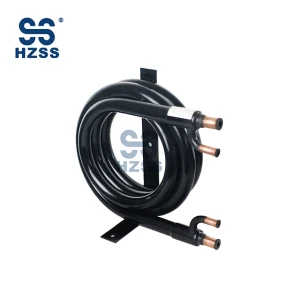 HZSS Tubular heat exchanger / spiral copper tube coil shell heat exchanger Industrial Processes