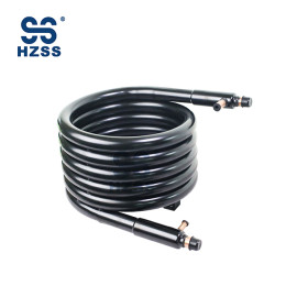 SS-0300GT Coppernikleステンレス鋼HZSS WSHP Coils同軸型熱交換器
