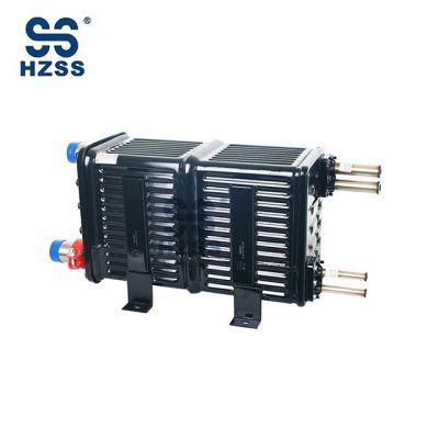 Double system Plastic steel shell and pipe heat exchanger copper inner core Price HZSS
