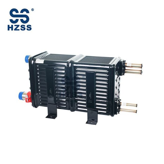 Double system Plastic steel shell and pipe heat exchanger copper inner core Price HZSS