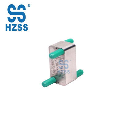 HZSS alta coeficiente de transferencia de calor micro canales de escala integrado intercambiador de calor de micro canales