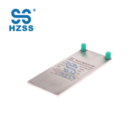 scambiatore di calore micro-canale di piastra di raffreddamento ad alta densità di flusso ad alta densità di calore per dissipazione di calore di componenti elettronici
