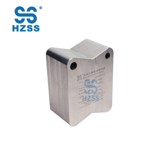 HZSS fábrica directo de alta calidad menos carga de refrigerante integrado intercambiador de calor de micro-canales