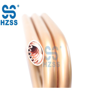 HZSS high quality double copper pipe double wall condenser coil coaxial heat exchanger