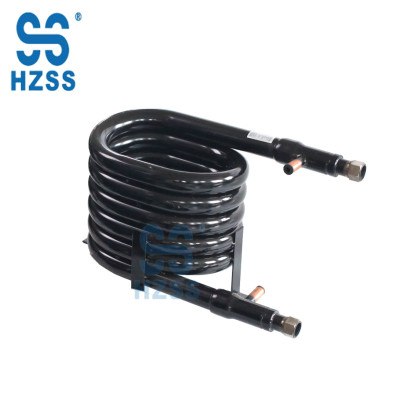 HZSS water/ground source heat pump copper material heat exchange parts