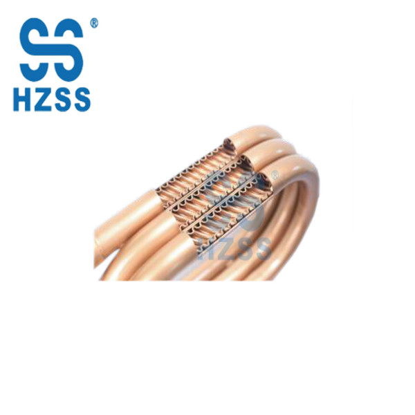 HZSS double wall condenser coil coaxial heat exchanger copper tube