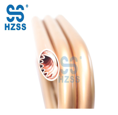 China high efficiency double wall condenser coaxial coil heat exchanger hzss