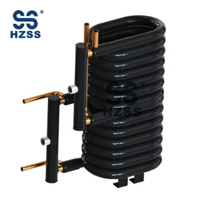 HZSS Air Source Coaxial Exchanger  Direct Thermal  Copper  Heat Pumps