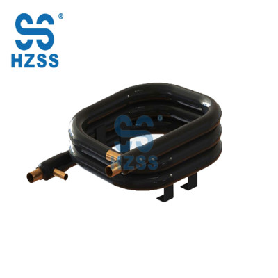 HZSS square type copper tube coaxial heat exchanger low price