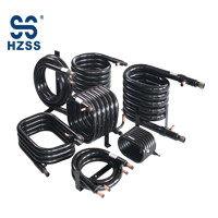 HZSS trombone type copper tube heat exchanger for condenser/evaporator