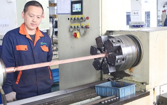 What are the production processes of Shenshi's coaxial heat exchanger?