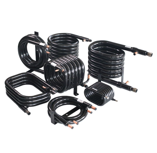 HZSS Měděný koaxiální chladicí výměník Efektivní komerční HVAC