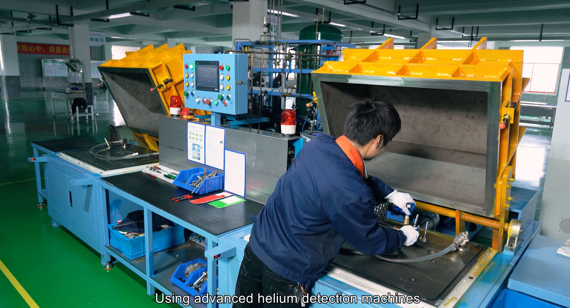 HZSS heat exchangers' quality inspection