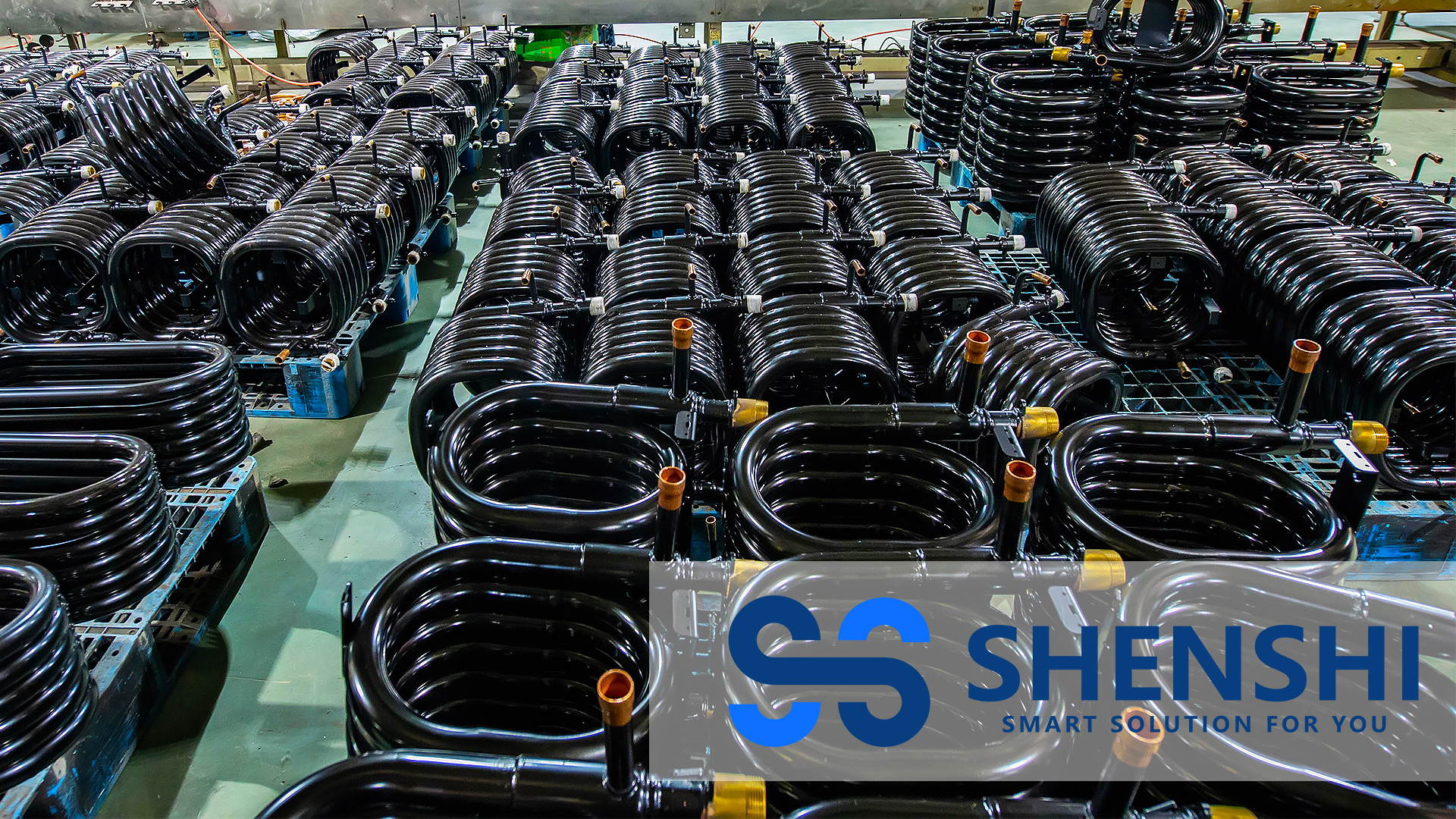 Double tube coaxial heat exchanger 