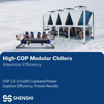 Shenshi Delivers High-COP Commercial Modular Chillers: Boosting HVAC Efficiency for EK/GUOXIANG