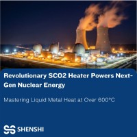 SCO2 Heater for Nuclear: A High-Temperature Liquid Metal Case Study