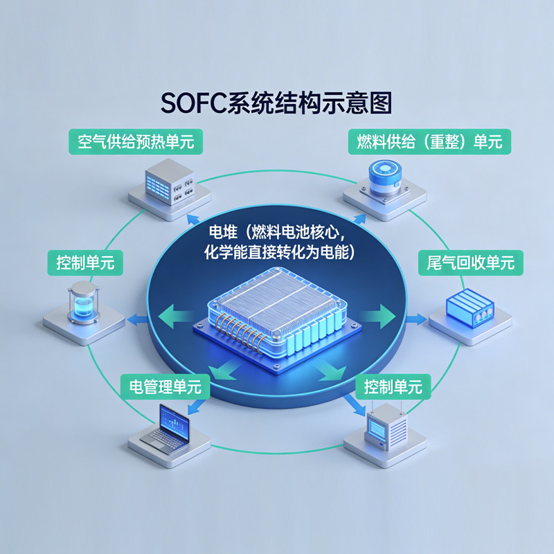 不燃烧，却比燃烧发电更高效：一文读懂SOFC工作原理