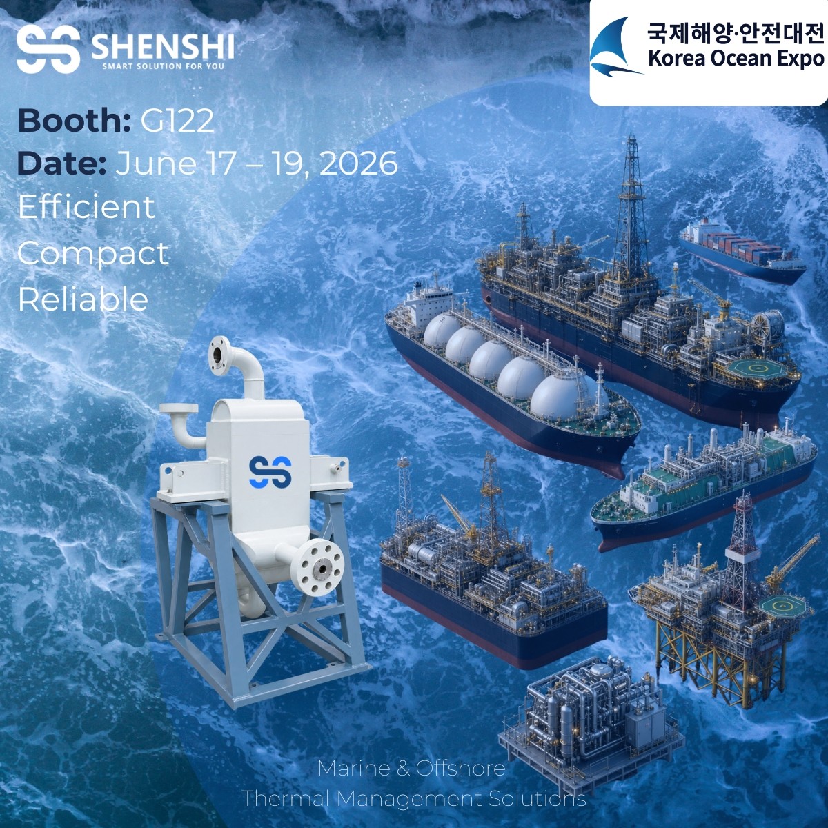 Besuchen Sie Shenshi auf der Korea Ocean Expo 2026: Gestaltung einer grüneren maritimen Zukunft