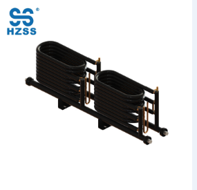 Four systems copper titanium brass steel tube pipe coaxial chiller condenser heat pump heat exchanger