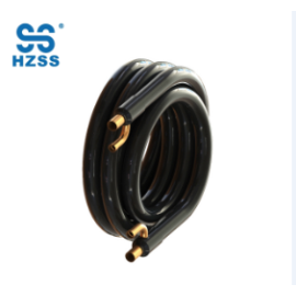 HZSS singolo tubo di rame del sistema in scambiatore di calore della pompa termica dell'evaporatore marino coassiale del tubo del tubo