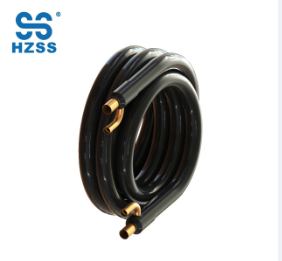 Solo tubo de cobre del sistema de HZSS en cambiador de calor coaxial de la pompa de calor del evaporador marino de la tubería del tubo