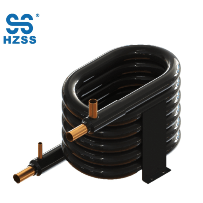 China high efficiency coaxial coil stainless steel copper heat exchanger tube in tube