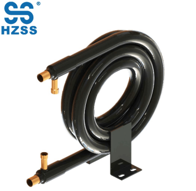 HZSS hot selling tube in tube coaxial coil stainless steel and copper pipe heat exchanger