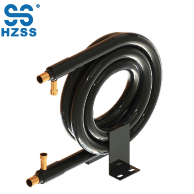HZSS hot selling tube in tube coaxial coil stainless steel and copper pipe heat exchanger