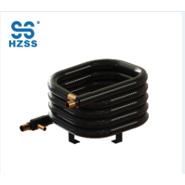 Tubo doble del tubo del acero inoxidable del cobre del solo sistema de HZSS en cambiador de calor coaxial de la bomba de calor del agua al aire