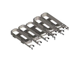 Chladič kompresoru HZSS, dochlazovač, výměník tepla, vysokotlaké vodíkové stanice