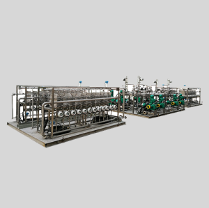 Microcontinuous flow skid system