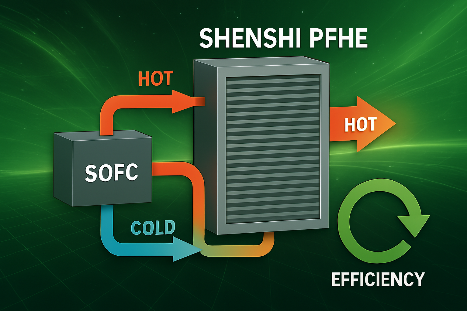 Shenshi PFHE in SOFC system