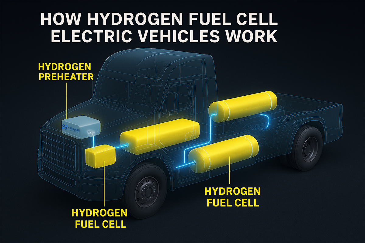 Diagram of SHENSHI Hydrogen fuel cell heat exchanger