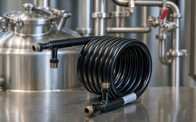 Homebrewing heat exchanger
