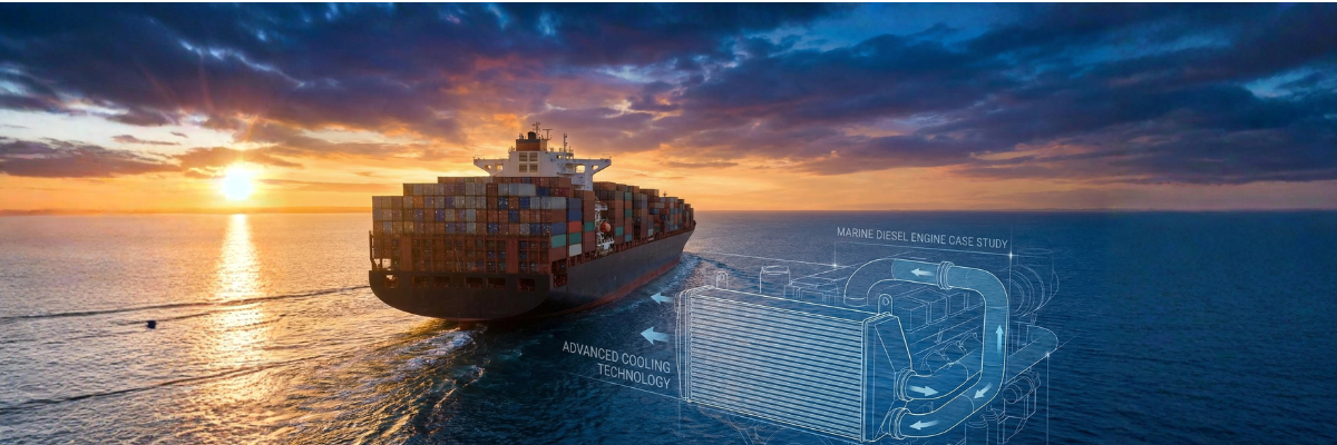 Diesel Engine Charge Air Cooler Marine Case Study