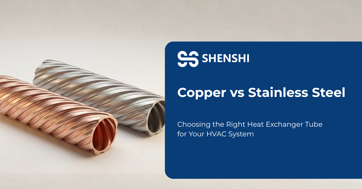 HVAC Cost-Efficiency Guide: Copper vs Stainless Steel Heat Exchanger Tube